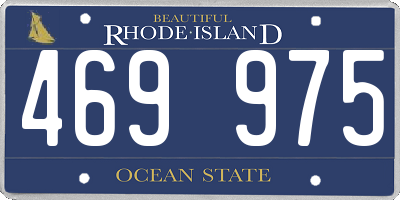 RI license plate 469975