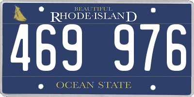 RI license plate 469976