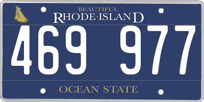 RI license plate 469977