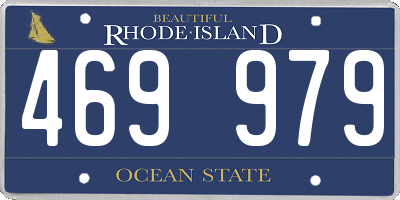RI license plate 469979
