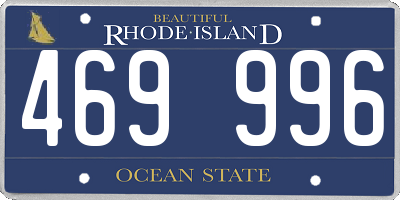 RI license plate 469996
