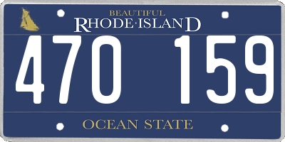 RI license plate 470159