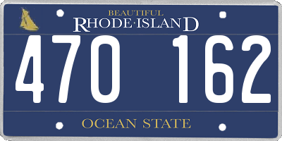 RI license plate 470162
