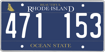 RI license plate 471153