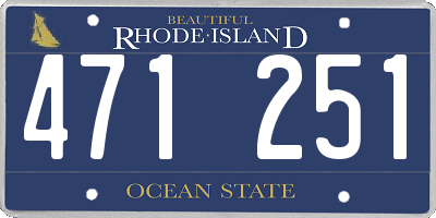 RI license plate 471251