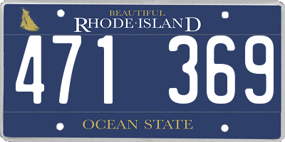 RI license plate 471369