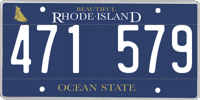 RI license plate 471579