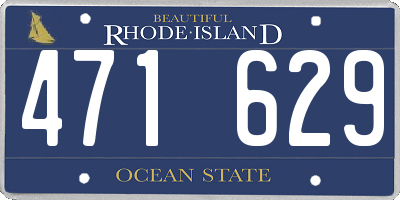 RI license plate 471629