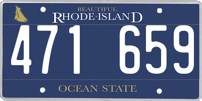 RI license plate 471659