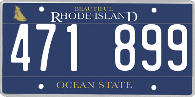 RI license plate 471899