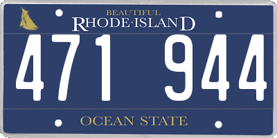 RI license plate 471944