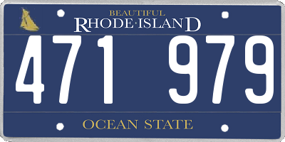 RI license plate 471979