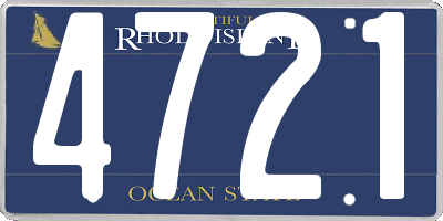 RI license plate 4721