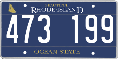 RI license plate 473199