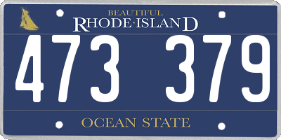 RI license plate 473379