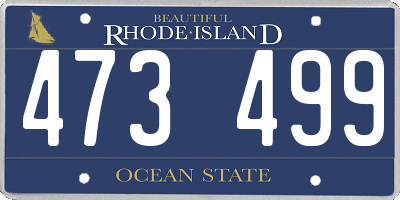 RI license plate 473499