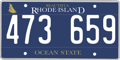 RI license plate 473659