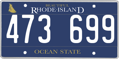 RI license plate 473699