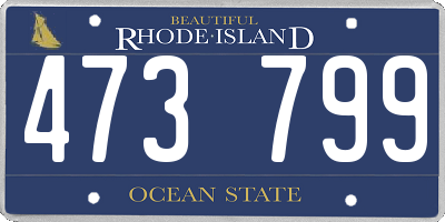 RI license plate 473799
