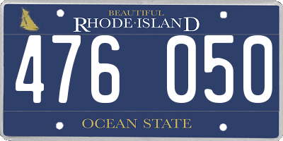 RI license plate 476050
