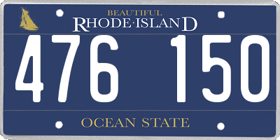 RI license plate 476150