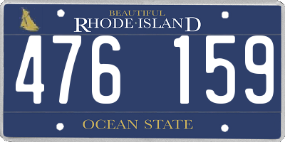 RI license plate 476159