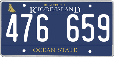 RI license plate 476659