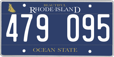 RI license plate 479095