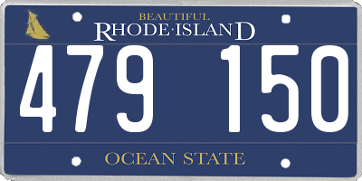 RI license plate 479150