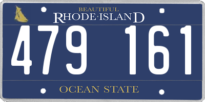 RI license plate 479161
