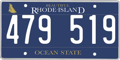 RI license plate 479519
