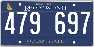 RI license plate 479697