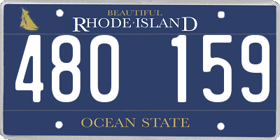 RI license plate 480159