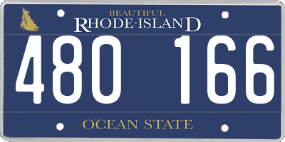RI license plate 480166