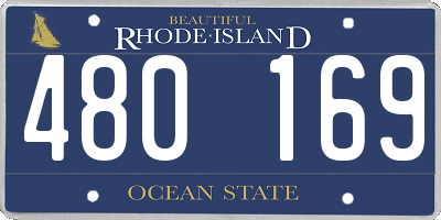 RI license plate 480169