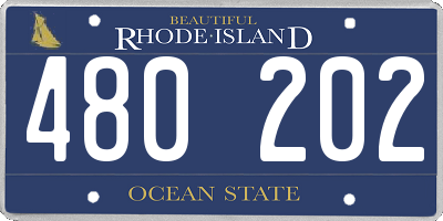 RI license plate 480202