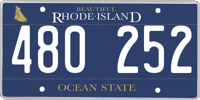 RI license plate 480252