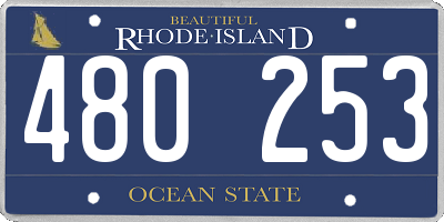 RI license plate 480253