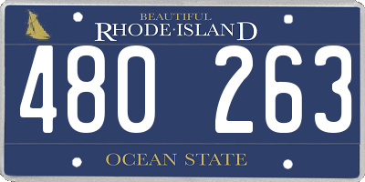 RI license plate 480263