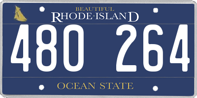 RI license plate 480264