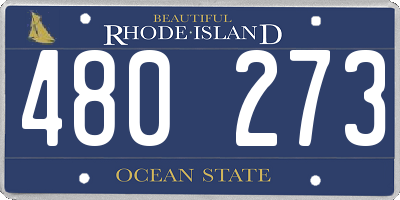 RI license plate 480273
