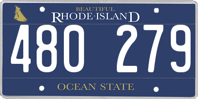 RI license plate 480279