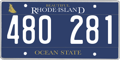RI license plate 480281