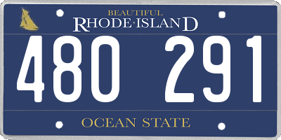 RI license plate 480291