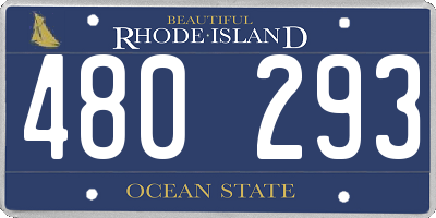 RI license plate 480293