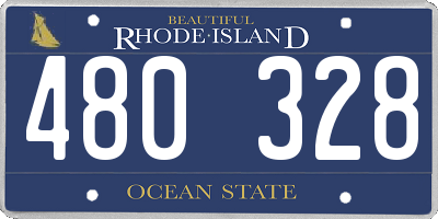 RI license plate 480328