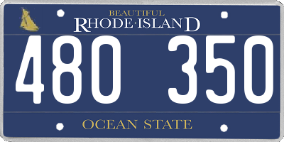 RI license plate 480350