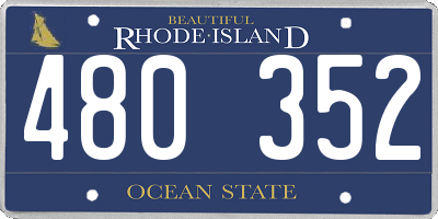 RI license plate 480352