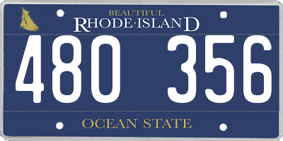 RI license plate 480356