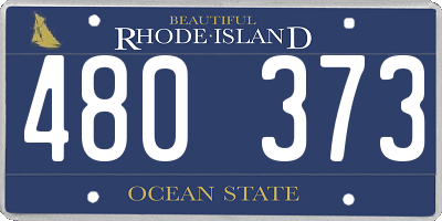 RI license plate 480373